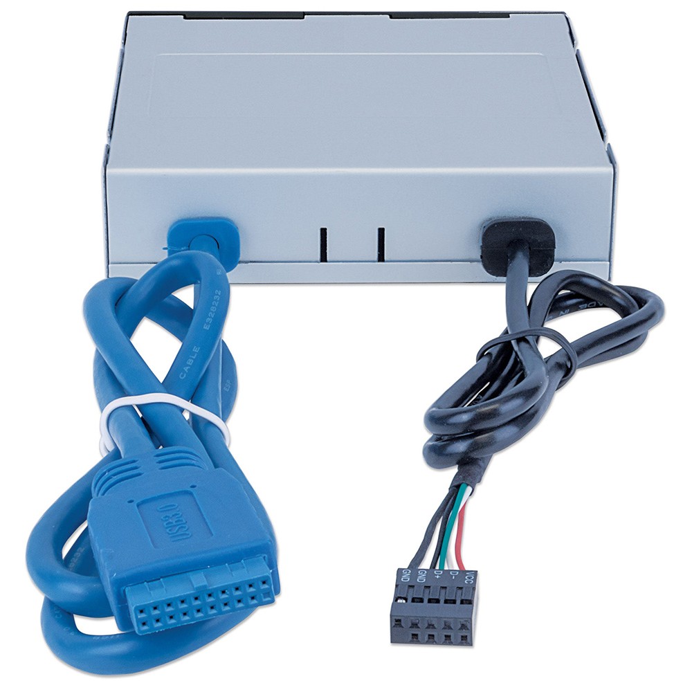 LECTOR DE TARJETAS MANHATTAN BAHIA INTERNA 3.5 USB 3.0 48 EN 1 101967
