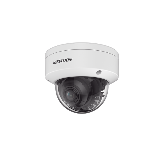Domo IP 4 Megapixel / ColorVu / Lente 2.7 - 13.5 mm / Luz Blanca 40 mt