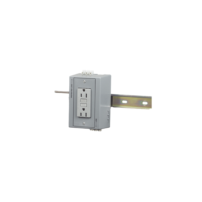 Caja Utilitaria para Montaje en Riel Din con Contacto Duplex de 15 A 1