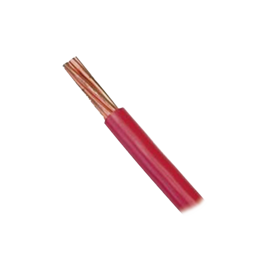 Cable Eléctrico 10 AWG Color Rojo, Conductor de Cobre Suave Cableado.