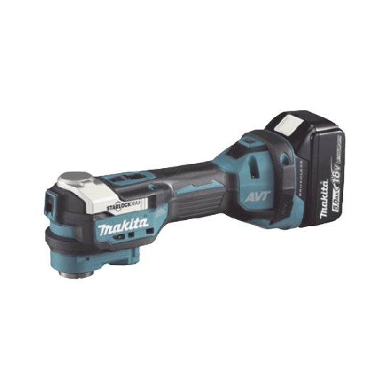Multiherramienta Oscilante Inalámbrica de 18V, incluye 2 Baterías BL18