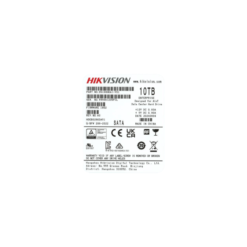 Disco Duro Enterprise / 10 TB / SATA 6 Gbit/s / 7200 rpm / Caché 256 M