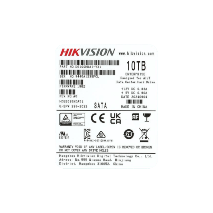 Disco Duro Enterprise / 10 TB / SATA 6 Gbit/s / 7200 rpm / Caché 256 M