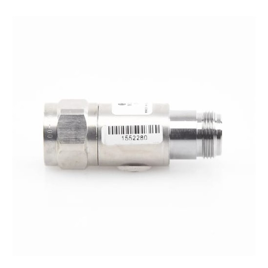 Atenuador en Línea de 20 dB, 5 W. Máximo, CD-4 GHz, Conectores N Macho