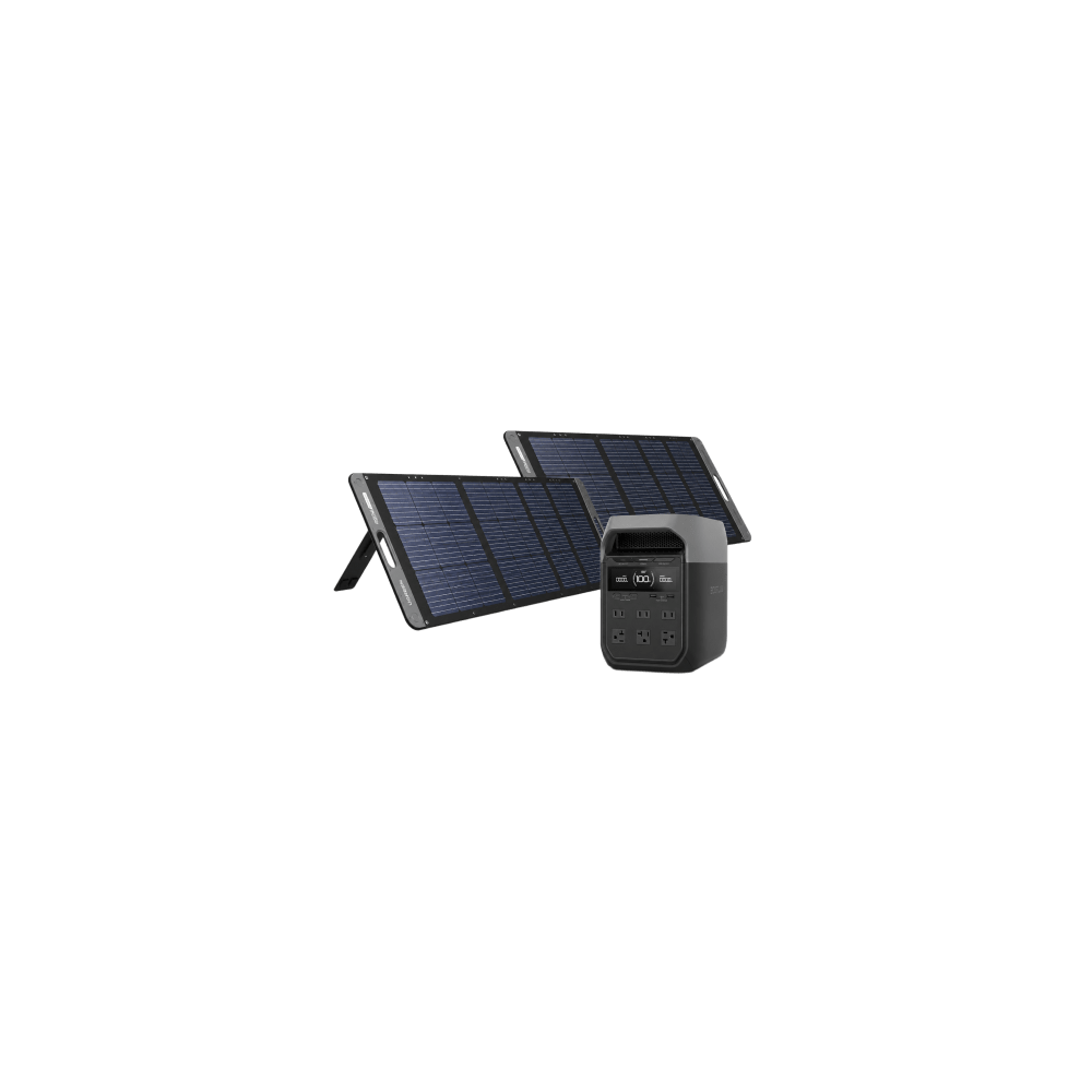 KIT DE ENERGÍA PORTÁTIL ECOFLOW E980 Y PANEL SOLAR 200W