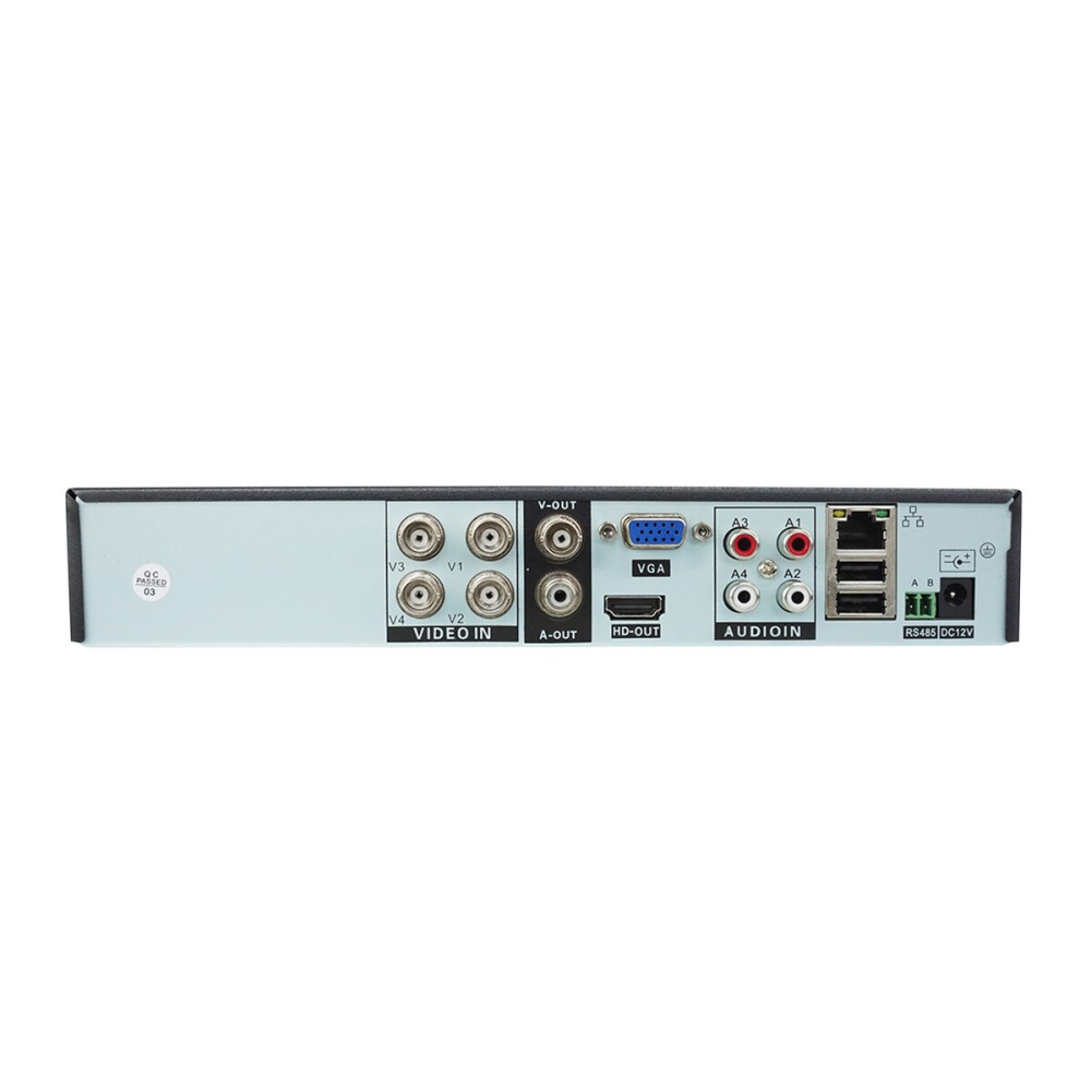 DVR QIAN YAOQSS-DVR4H 4 CANALES FULL HD 1080N, PENTAHIBRIDO,H264 P/1DD