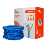 BOBINA DE CABLE UTP QIAN QGR-NC006 CAT6 AZUL23 AWG INTERIOR