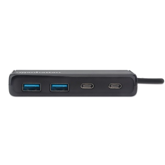 HUB MANHATTAN USB A 3.2 GEN 1, 4 PTOS(2 USB C, 2 USB A) 5GBPS 164887