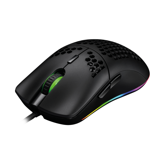 MOUSE GAME FACTOR C. LAS/PIXART 3327/6.2 KDPI/7B/ULIGTH/RGB/NEG MOG501