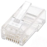 PLUG RJ45 CAT6 MULTIFILIAR UTP BOTE 100PZAS INTELLINET 502344