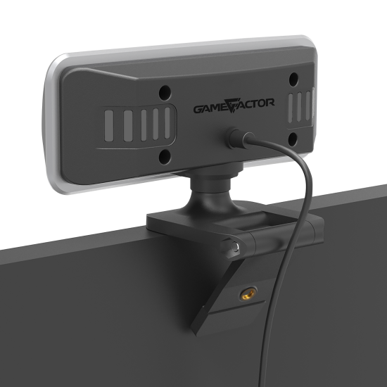 WEBCAM GAMER GAME FACTOR 1080P, LED, 30 FPS,USB, NEGRA WG400