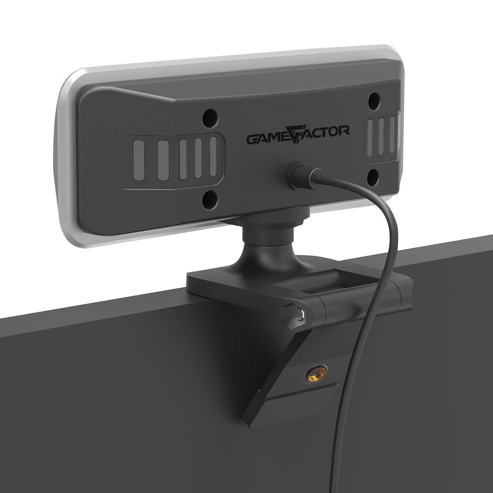 WEBCAM GAMER GAME FACTOR 1080P, LED, 30 FPS,USB, NEGRA WG400