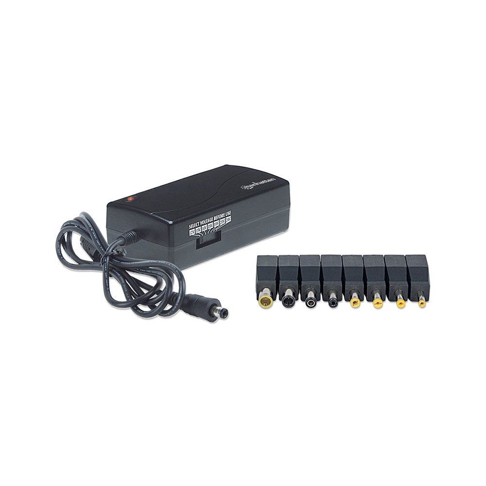 CARGADOR UNIVERSAL MANHATTAN PARA LAPTOP 70W 100854