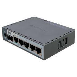 E60iUGS, hEX S, Ruteador Dual Core 950MHz, 512MB RAM, 2.5G SFP, 5xGEth