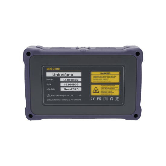 OTDR Touch para Pruebas en los Enlaces de Fibra Óptica Multimodo / Lon