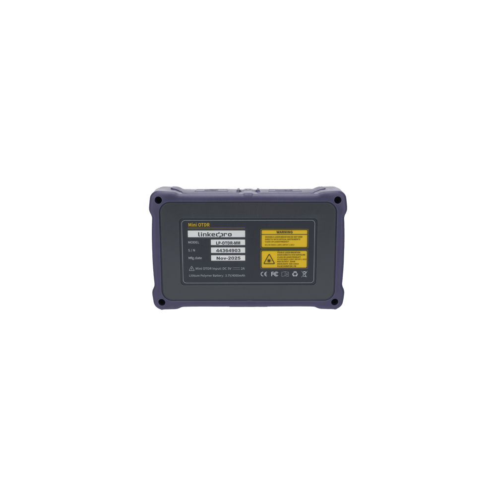 OTDR Touch para Pruebas en los Enlaces de Fibra Óptica Multimodo / Lon