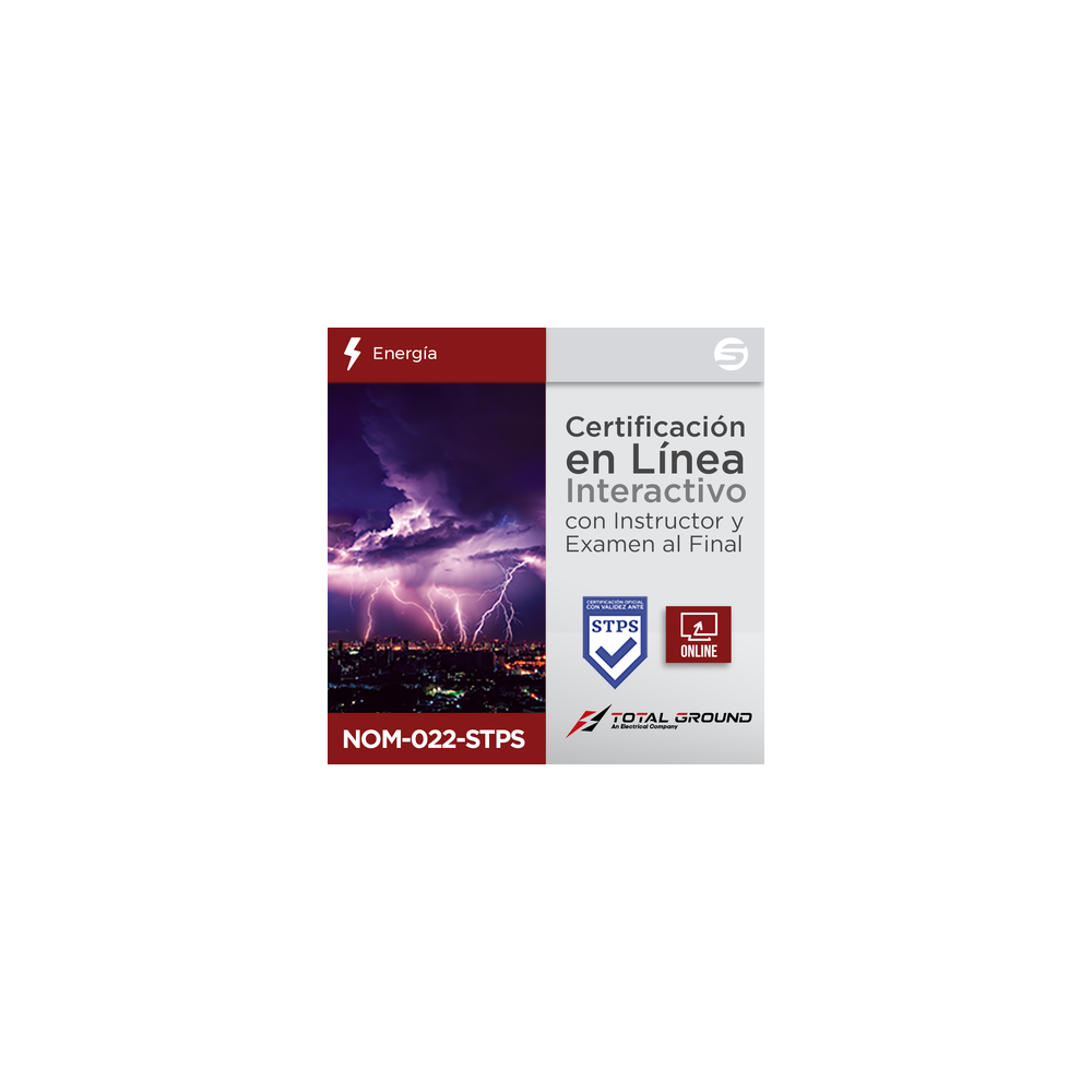 Certificación Virtual NOM-022-STPS Total Ground (Válida Ante Secretarí