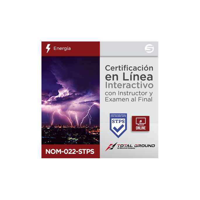 Certificación Virtual NOM-022-STPS Total Ground (Válida Ante Secretarí