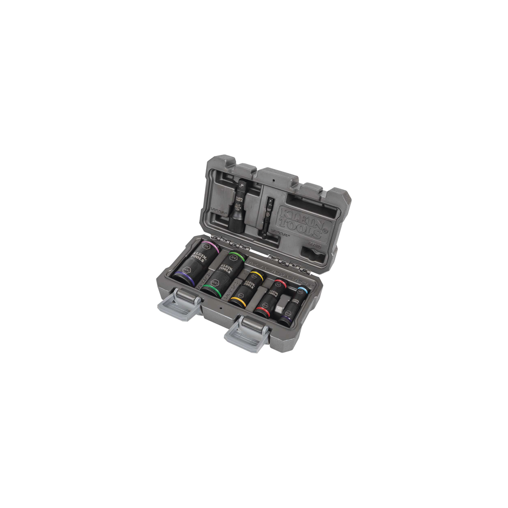 Juego de Dados de Impacto de 7 piezas, Medidas: 3/8 x 7/16'', 1/2 x 9/