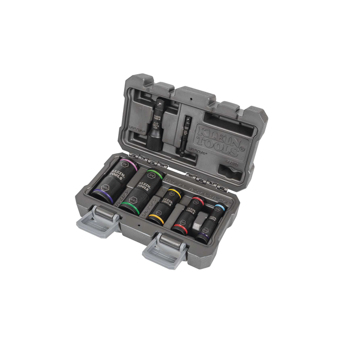 Juego de Dados de Impacto de 7 piezas, Medidas: 3/8 x 7/16'', 1/2 x 9/