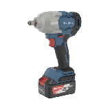 Llave de Impacto Inalámbrica de 20 V, incluye 2 Baterías de 5.0 AH, Ca