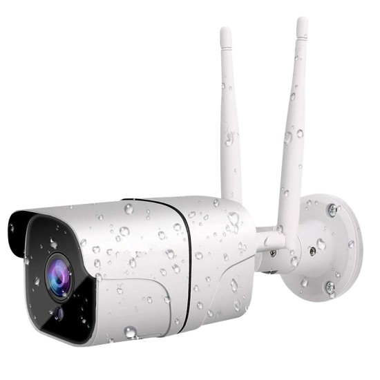 CAMARA CCTV INALAMBRICA YAN QCI-62302, LED, 1080P, 2MP, P/EXTERIORES