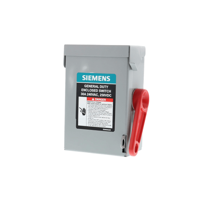 Interruptor de Seguridad GNF321A, 240Vca, 3 polos, 30 Amp, sin portafu