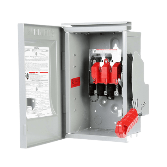 Interruptor de Seguridad GNF321A, 240Vca, 3 polos, 30 Amp, sin portafu