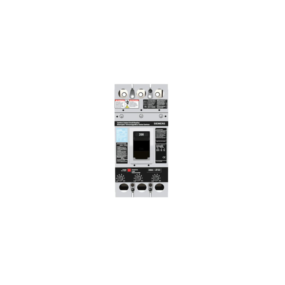 Interruptor Termomagnético 600V 3X250A, Con zapatas principales.