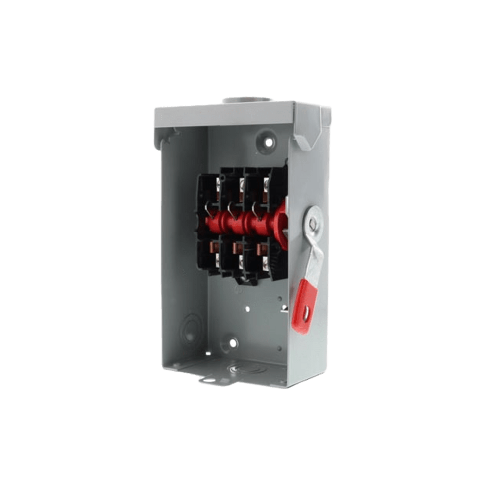 Interruptor de Seguridad GNF322RA, 240Vca, 3 polos, 60 Amp, sin portaf