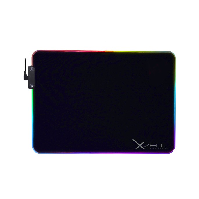 MOUSE PAD XZEAL XZ310 FULL RGB USB/HUB ANTIDERRAPANTE LED (XZAMP10B)