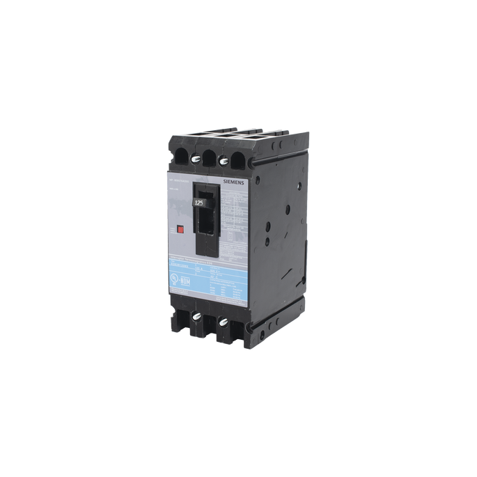 Interruptor Termomagnético ED6 600V 3X125A, Sin zapatas principales.