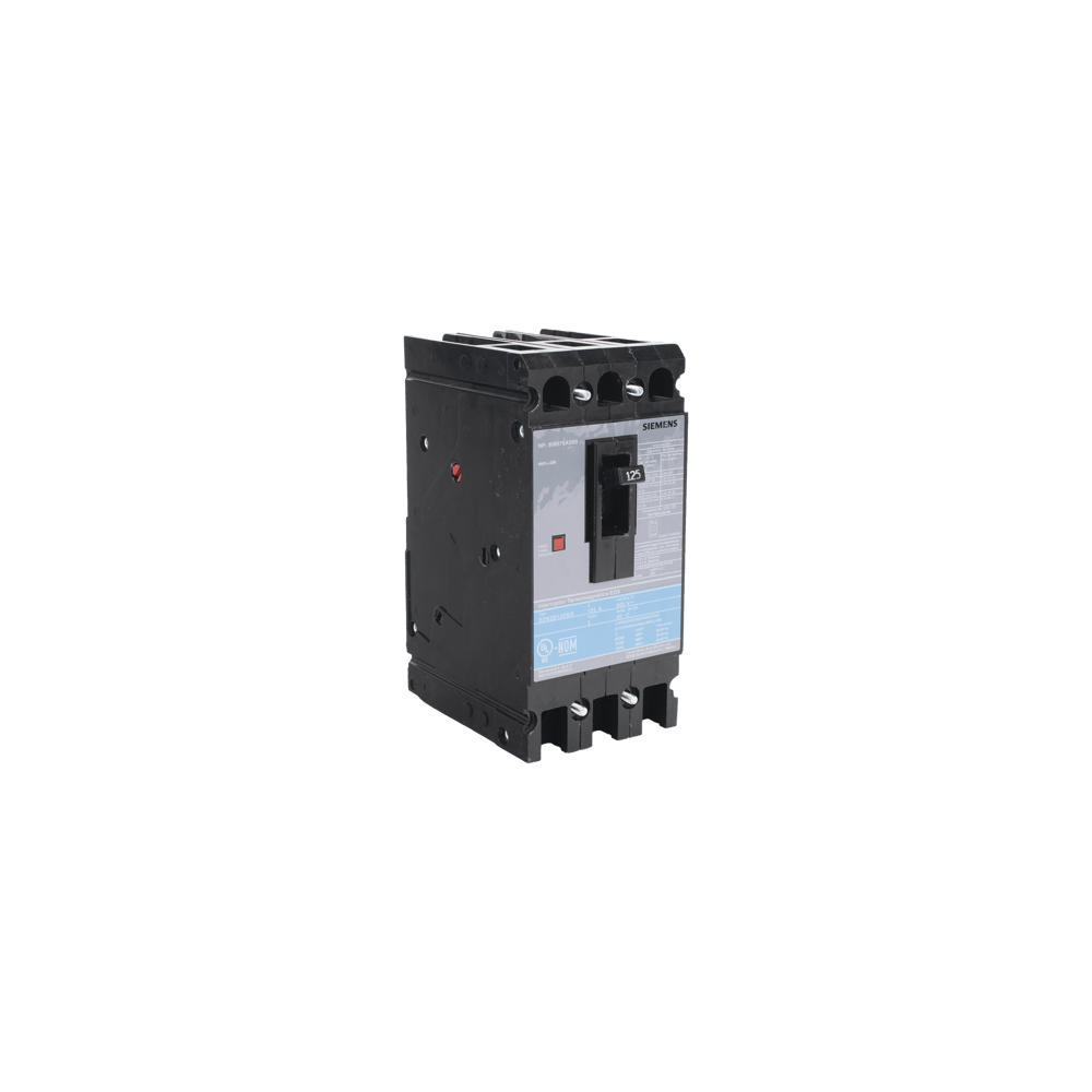 Interruptor Termomagnético ED6 600V 3X125A, Sin zapatas principales.