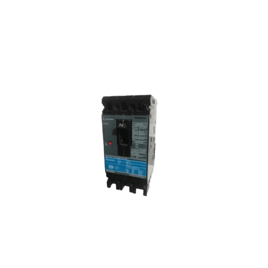 Interruptor Termomagnético ED6 600V 3X70A, Sin zapatas principales.