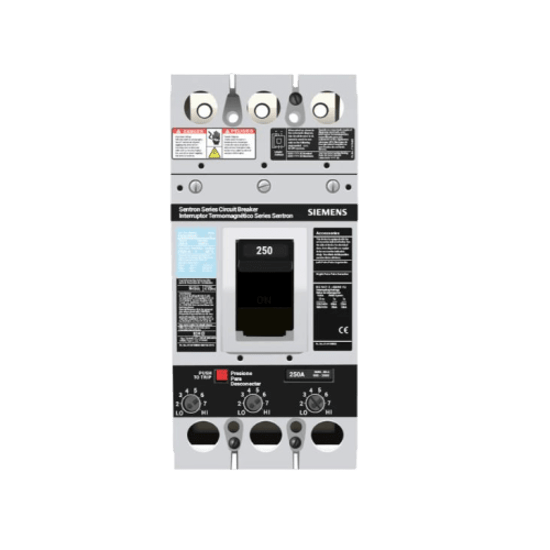 Interruptor Termomagnético 600V 3X200A, Con zapatas principales.