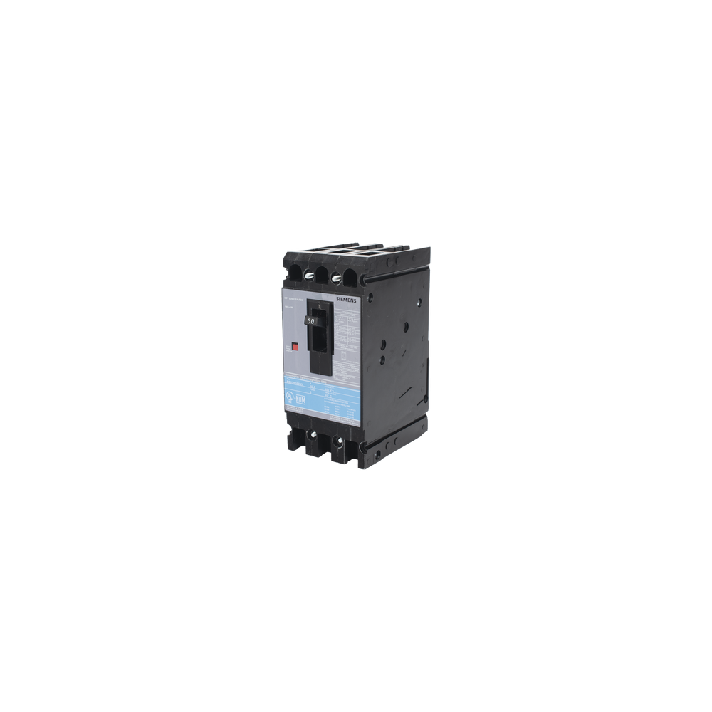 Interruptor Termomagnético ED6 600V 3X50A, Sin zapatas principales.