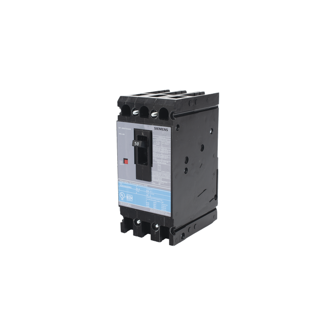 Interruptor Termomagnético ED6 600V 3X50A, Sin zapatas principales.