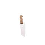 Cuchillo Santoku Wood de 17 cm, Filo con Corte Recto, Estilo Japonés