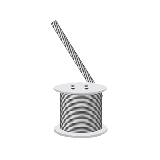 Cables de Protección con Cuerda de Polipropileno de 9/16'' Seguro Dobl