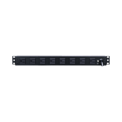 PDU Básico Para Distribución de Energía, Con 8 Tomas NEMA 5-15R Traser