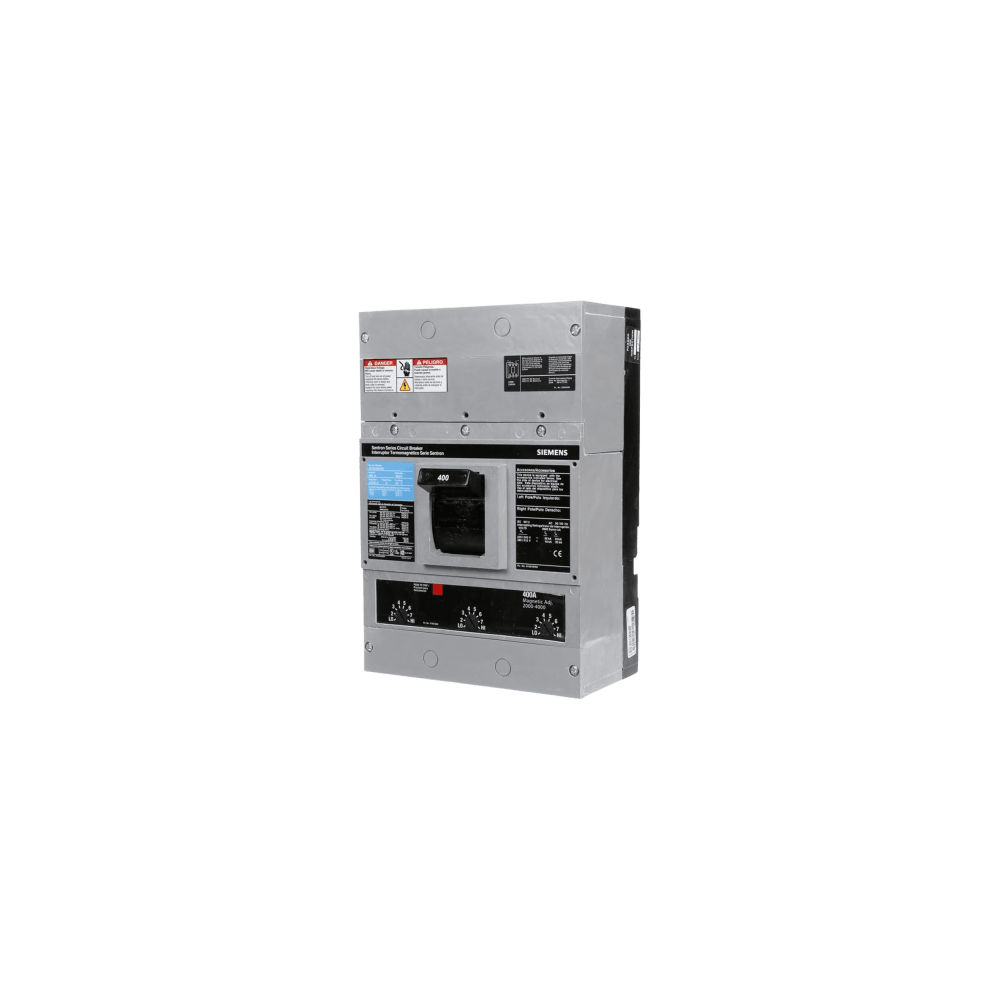 Interruptor Termomagnético 600V 3X400A, Sin zapatas principales.