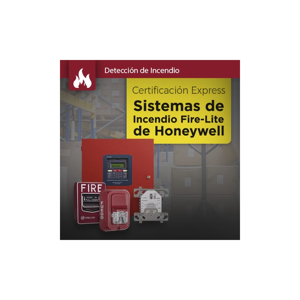 Certificación Fire-Lite: Sistemas de Detección de Incendio (Presencial