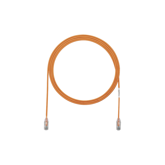 Cable de Parcheo TX6, UTP Cat6, Diámetro Reducido (28AWG), Color Naran
