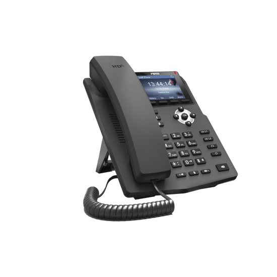 Teléfono IP empresarial para 2 lineas SIP con pantalla LCD de 2.4 Pulg