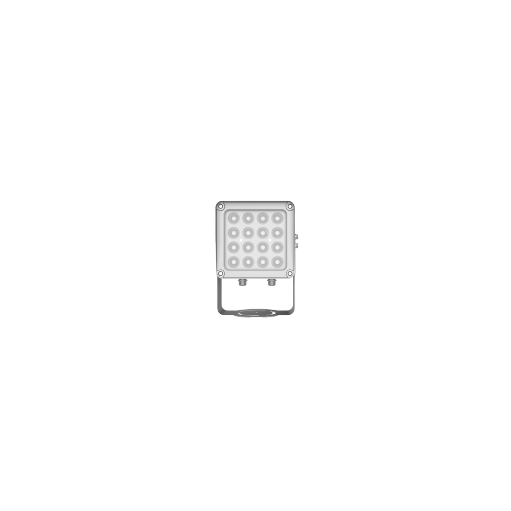Lampara IR de Luz Continua / 16 Lámparas LED / Distancia Efectiva 16 a
