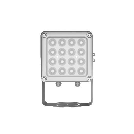 Lampara IR de Luz Continua / 16 Lámparas LED / Distancia Efectiva 16 a
