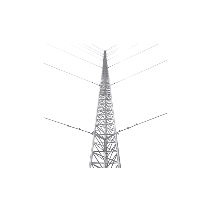 Kit de Torre Arriostrada de Piso de 6 m Altura con Tramo STZ45 Galvani