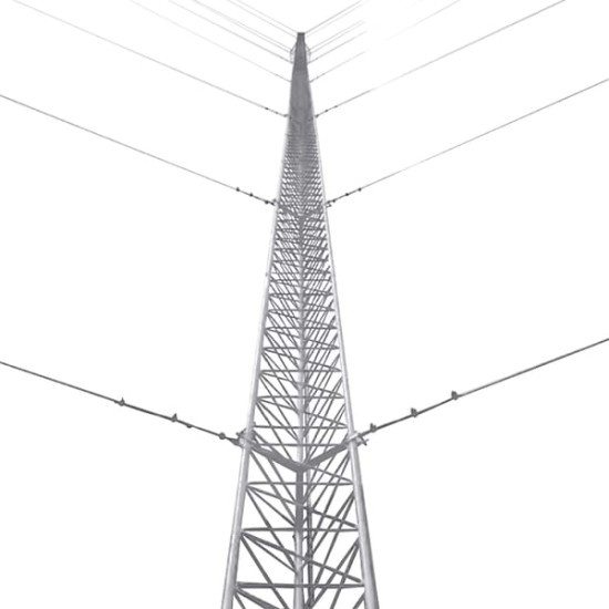 Kit de Torre Arriostrada de Piso de 18 m Altura con Tramo STZ45 Galvan