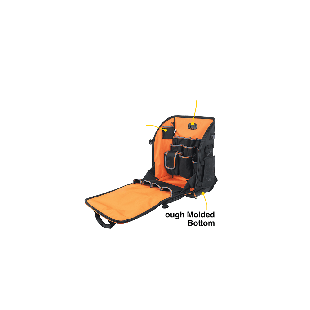Mochila Profesional para Herramientas / 27 Bolsillos / Acceso Rápido y