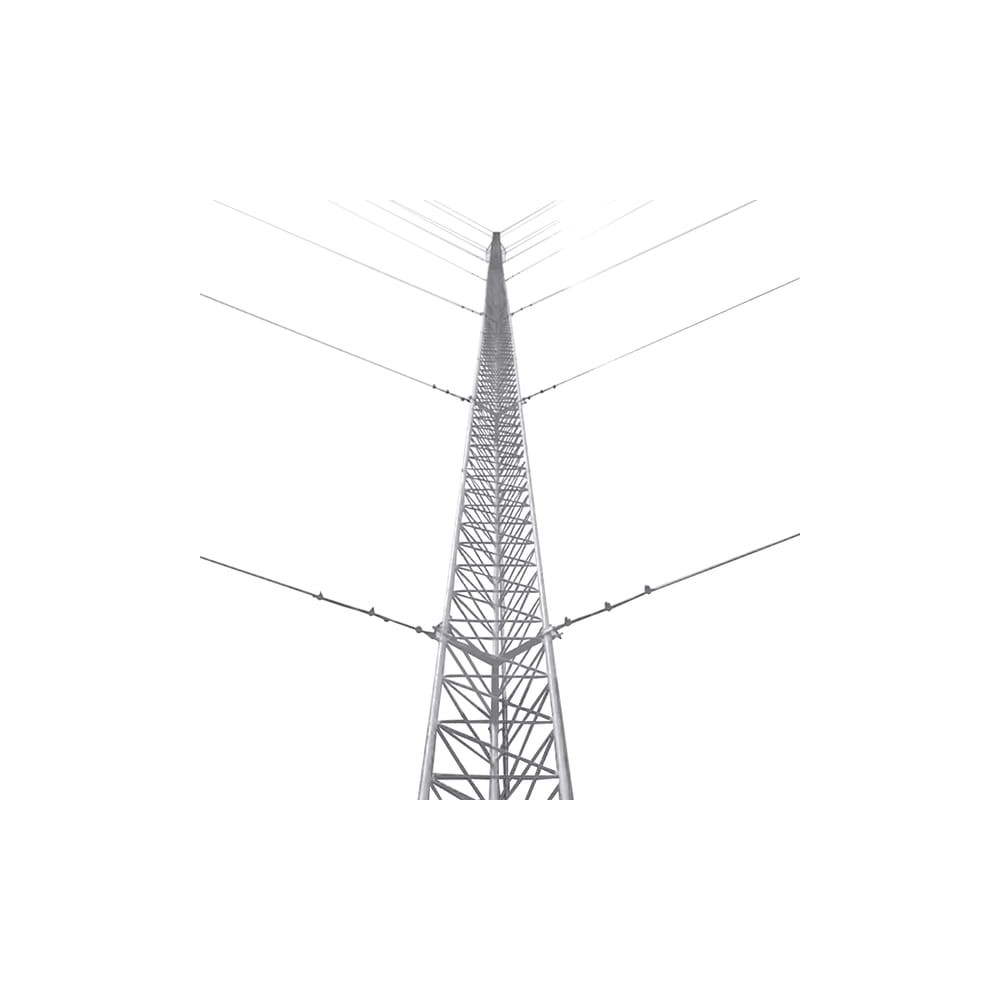 Kit de Torre Arriostrada de Piso de 27 m Altura con Tramo STZ45 Galvan